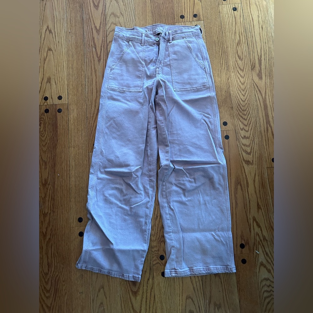 AMERICAN EAGLE wide leg park with button pocket